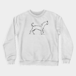 Playful pup Crewneck Sweatshirt